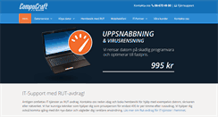 Desktop Screenshot of compucraftab.se